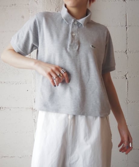 LACOSTE Remake s/s Cropped Polo Shirt LGR