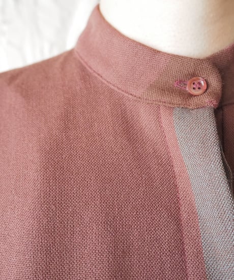 Check Pattern Shirt Dress BUR