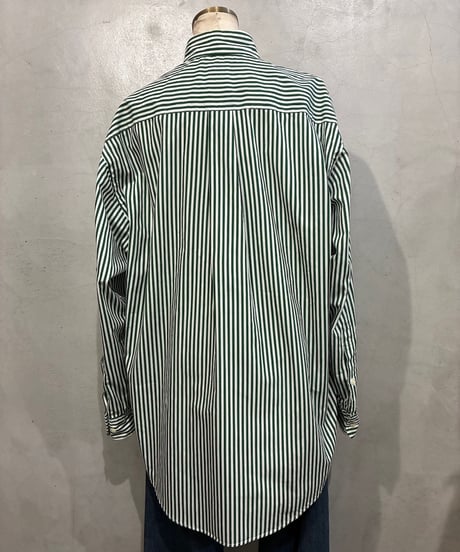 Brooks Brothers Cotton Stripe L/S Shirt WH GN