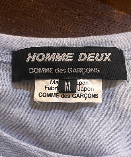 "HOMME DEUX" COMME des Garçons Block Design Tee LBLOR