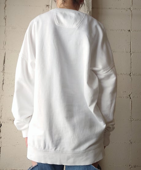 cK Calvin Klein Logo Embroidery Sweat WHRE