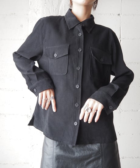 Suede Basic Shirt BK