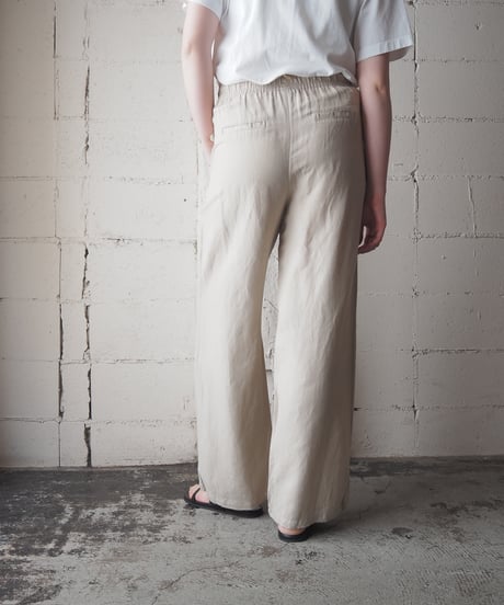 a. new day Linen Mix Easy Pants BE