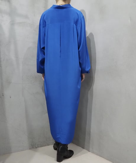 Open Collar Shirts Dress BL