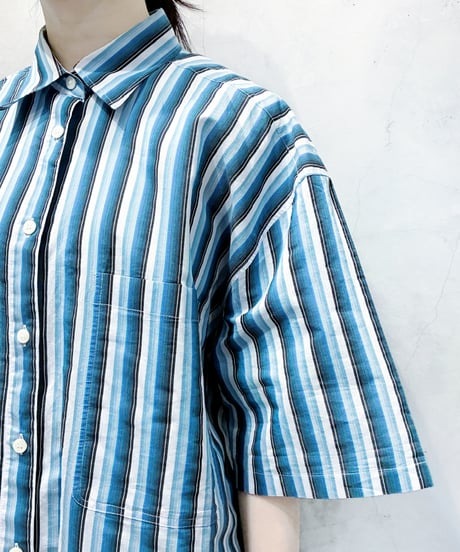 Acne Studios S/S Stripe Shirt LBL BL