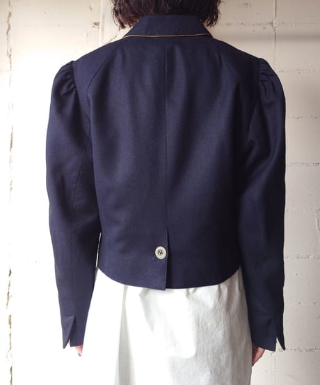 Button Design Tyrolean Short Jacket NV