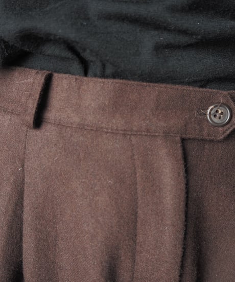 LAUREN RALPH  LAUREN Wool Tuck Pants DBR