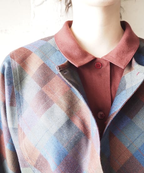 Design Collar Check Shirt RENV