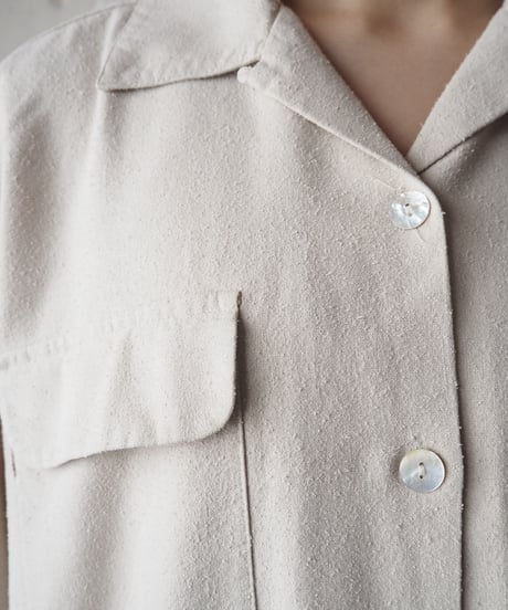 Open Collar Silk Shirt BE
