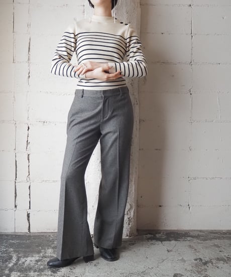 Ralph Lauren Wool Mix Tuck Straight Pants GR