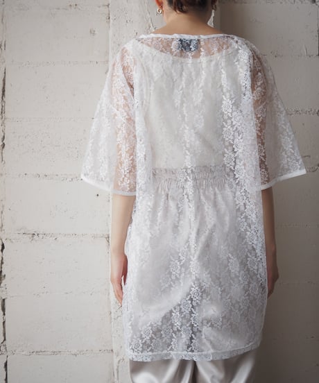 Lace Pocket Tops WH
