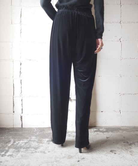 Velour Easy Pants BK