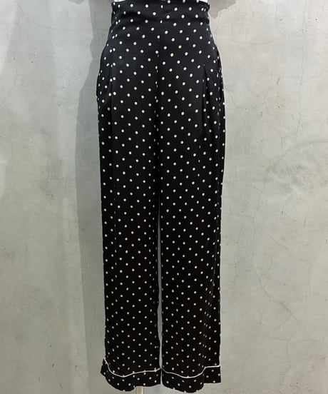 GANNI Polka Dot Pajama Pants BKWH