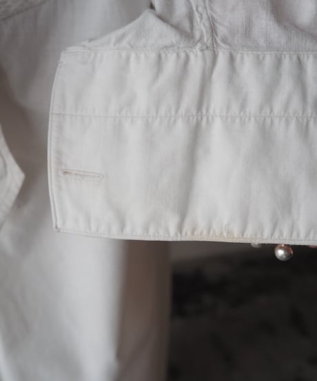 1940~50's Starched Bosom Long Shirt WH