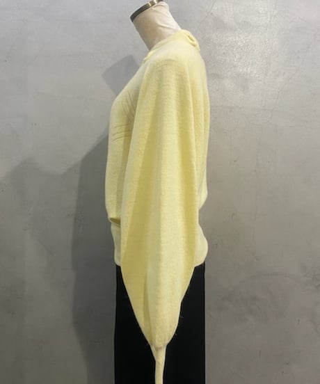 Cut Out Design Dolman Sleeve Crew Knit LYE