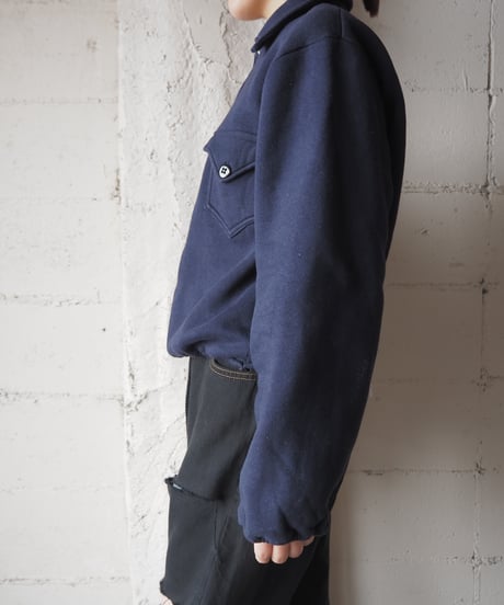 1950-60's EURO Half Zip Short Sweat NV