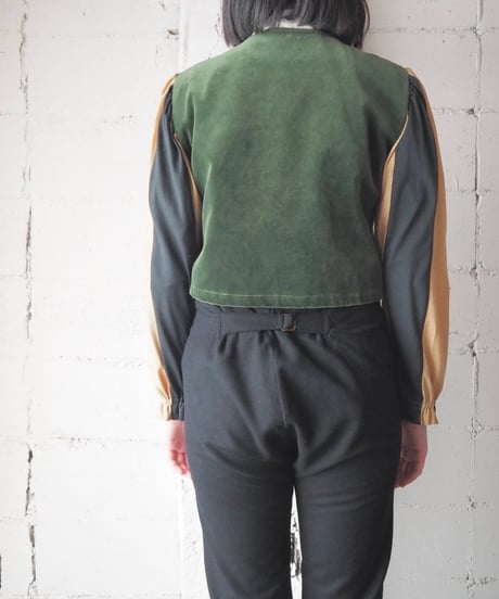 Handmade Bicolor Velour Jacket GN