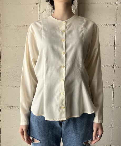 1980's Collarless Blouse IV