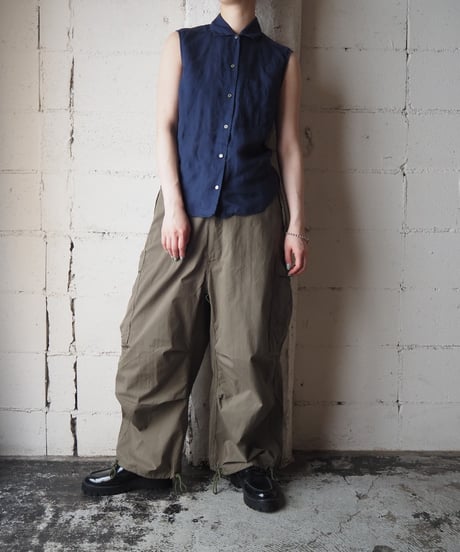 MaxMara WEEKEND Sleeveless Linen Shirt NV