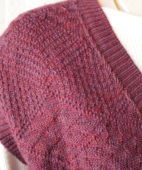 PENDLETON Vneck Knit Vest BUR