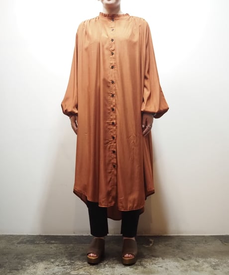 Wide Silhouette Shirt Dress OR
