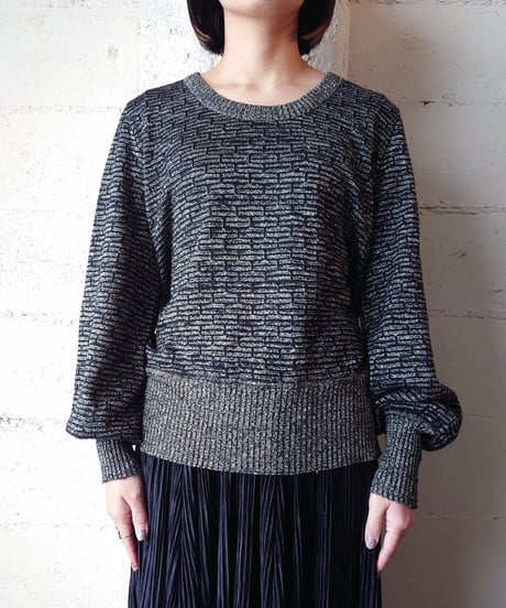 Glitter Pattern Knit GOBK