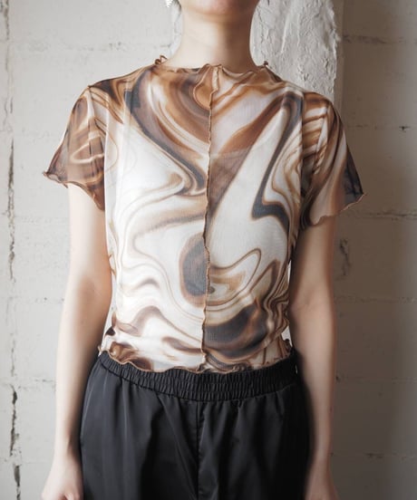 Marble Pattern Sheer Cutsewn BR IV