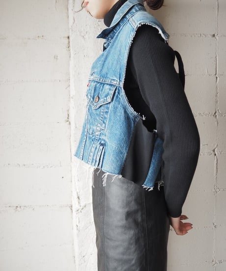 ORFEO Denim Vest Vest BL
