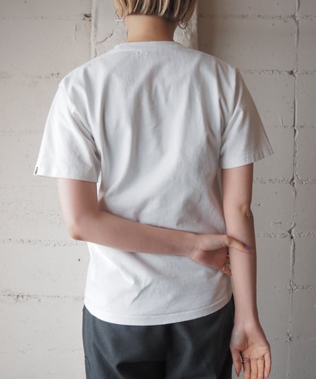 A BATHING APE Camouflage Tee WH