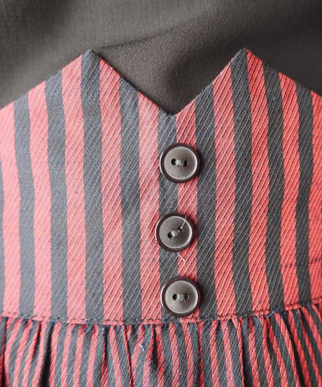 1970’s Stripe Tiered Skirt RDBK