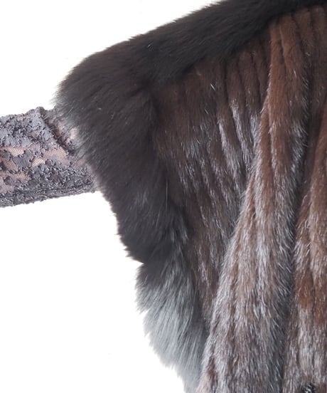 Real Mink Fur Vest BK