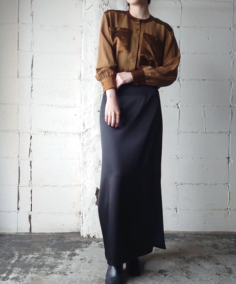 ESCADA Collarless Silk Blouse BR