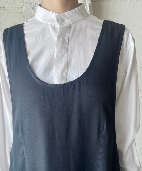 impressions Side Button Jumper Skirt BK