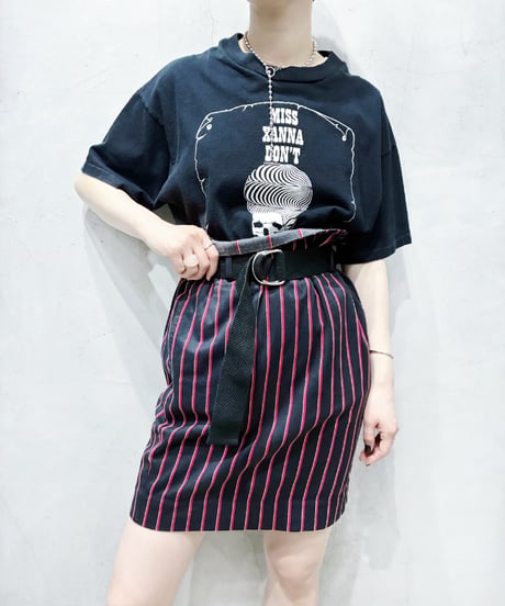 Vivienne Westwood ANGLOMANIA Stripe Belted Skirt BKREWH