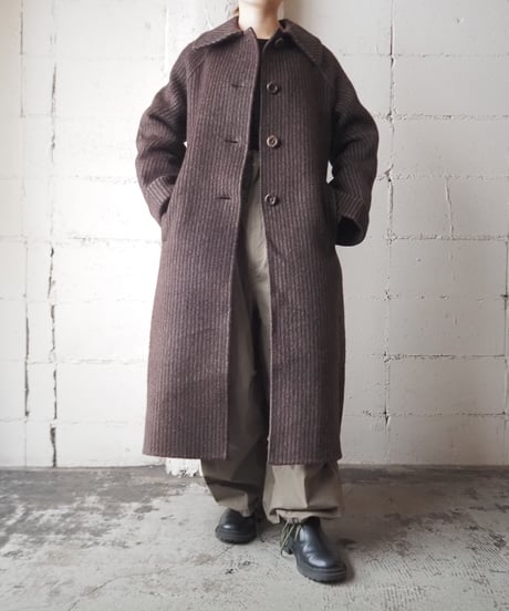 Stand Fall Collar Alpaca Coat BR
