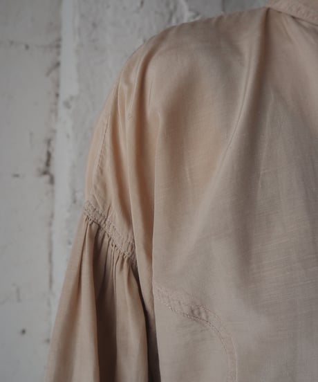 1980's Stand Collar Double Breasted Shirt BE