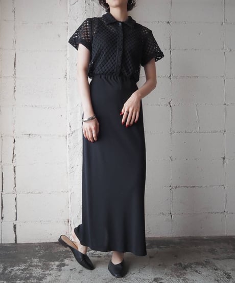 Mesh Short Sleeve Shirt BK