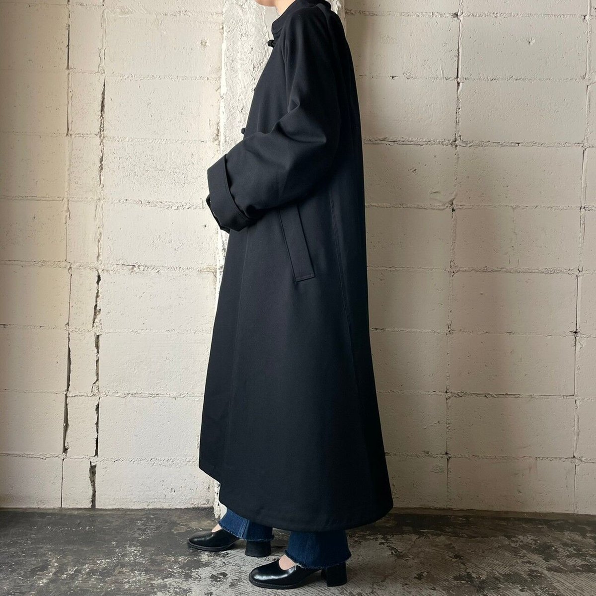 その他ブランド / Orfeo ORIGINAL/チャイナ/コート/FREE/ウール/BLK/無地 Orfeo ORIGINAL】 China Coat BK | Orfeo