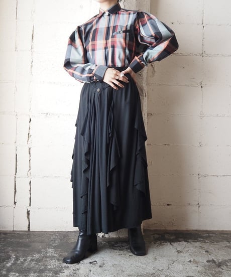 Tuck Sleeve Check Shirt GRPI