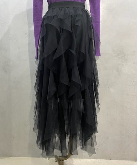 Tulle Layered Skirt BK