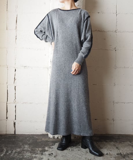 Line Design Knit Dress GRBK