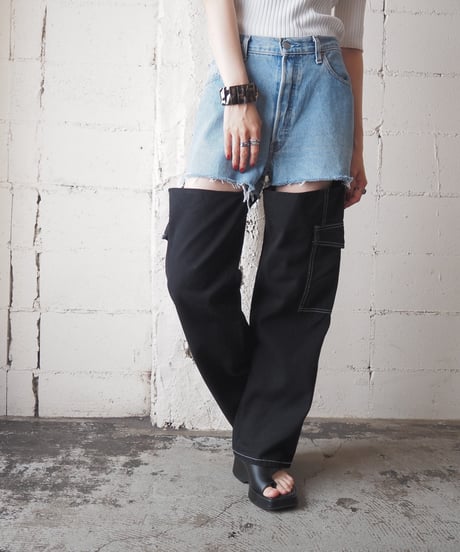 REMAKE Levi's×Cargo Docking Pants LBLBK