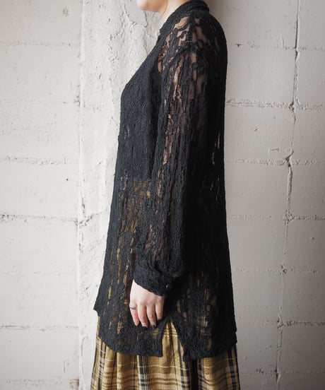 1970-80's Euro Lace Shirt BK