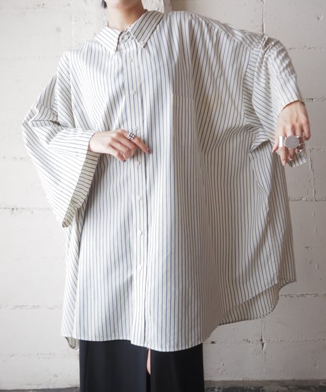 KING SIZE Stripe B.D.Shirt WHYENV