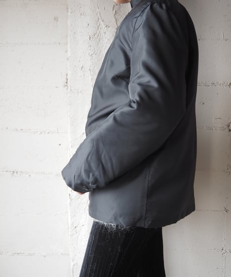 Boa Liner Snap Button Nylon Jacket BK