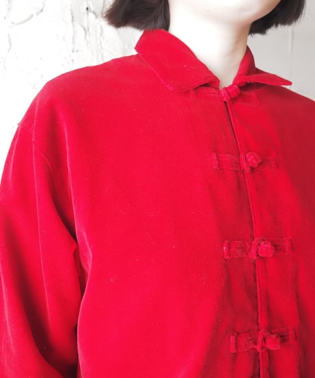 L/S Velvet China Shirt RE