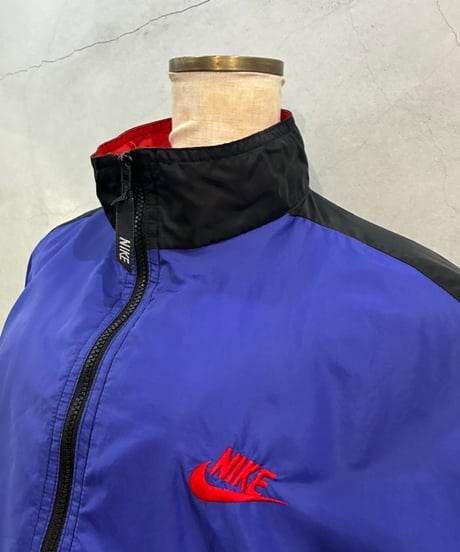 NIKE Nylon Jacket BK BL RE