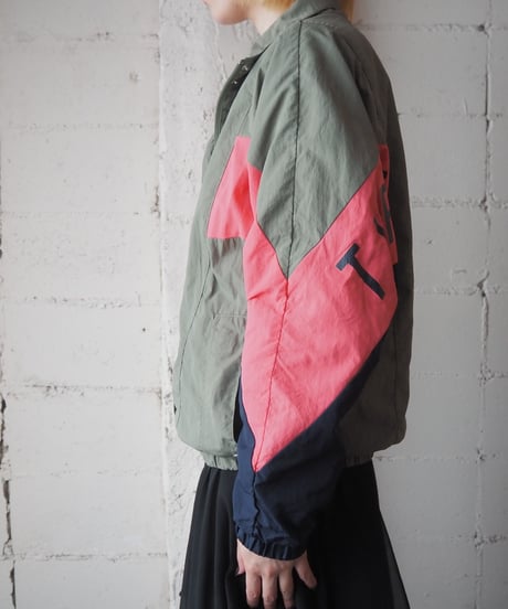 adidas Tricolor Stand Collar Nylon Jacket KANVPI