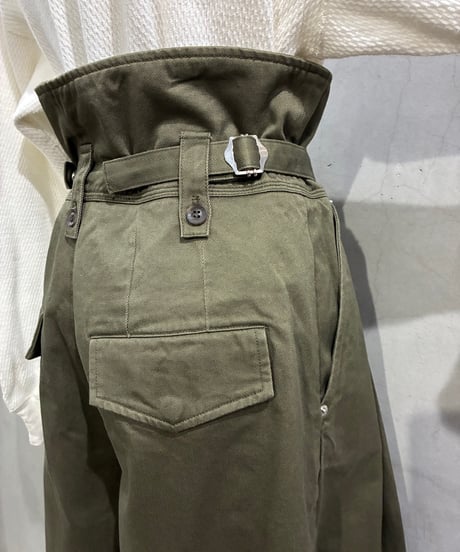 DIESEL Side Slit Pleats Wide Pants KA