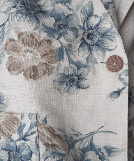 Joanna Flower Print Easy Tailored Jacket IV